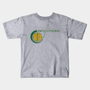 Seattle SuperSonics 60s Vintage Kids T-Shirt